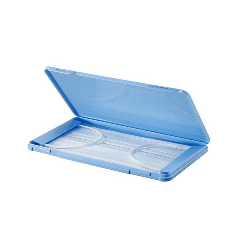 Pure white snap-type mask storage box portable mask storage box - Image 4