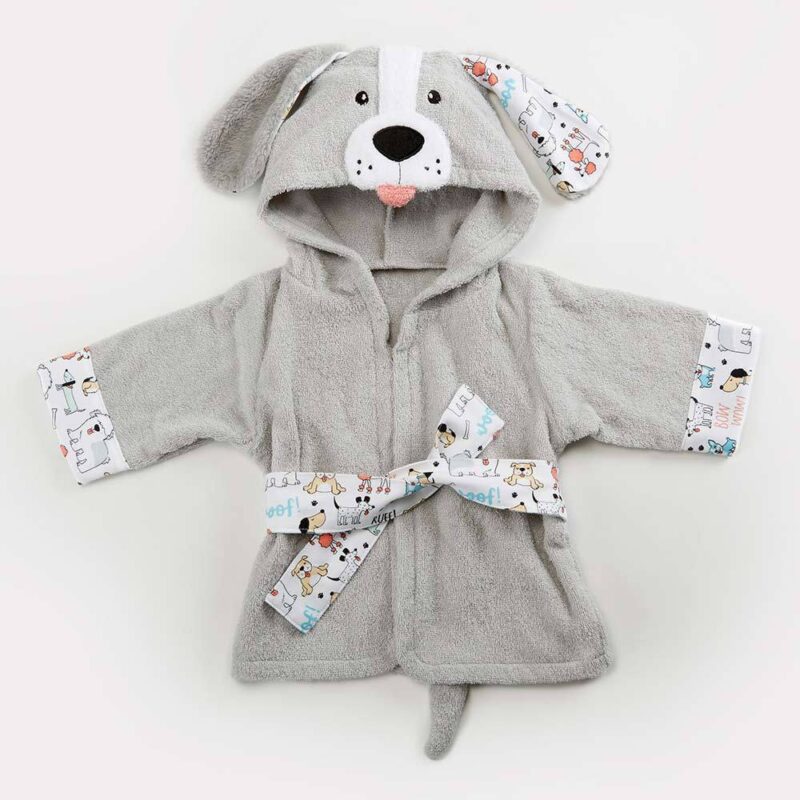 Children's Hooded Absorbent Animal-shaped Bathrobe - Image 3