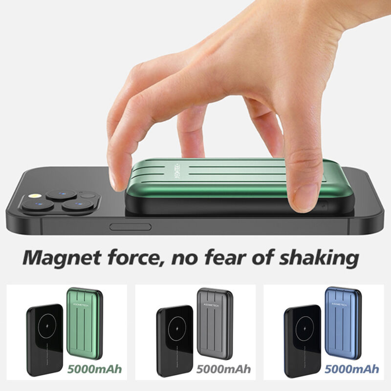 Wireless Charger Magnetic Power Bank 5000mAh Powerbank - Image 3