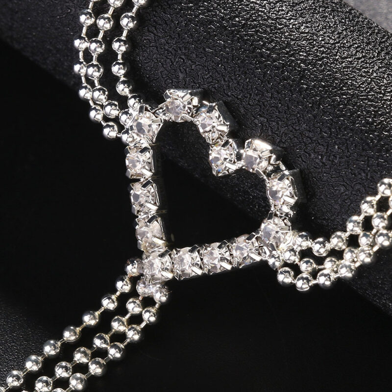 Heart-shaped Underwear European And American Rhinestone Body Chains Accessories - Image 5