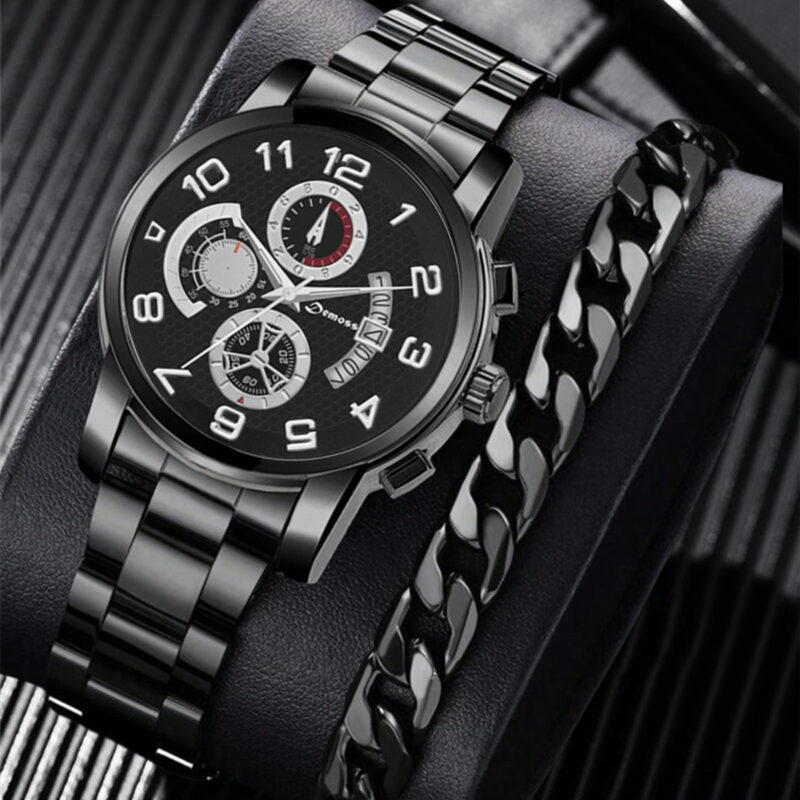 New Men's Fashion Foreign Trade Wholesale Trend Steel Strap Watch Cross-border Hot - Image 7