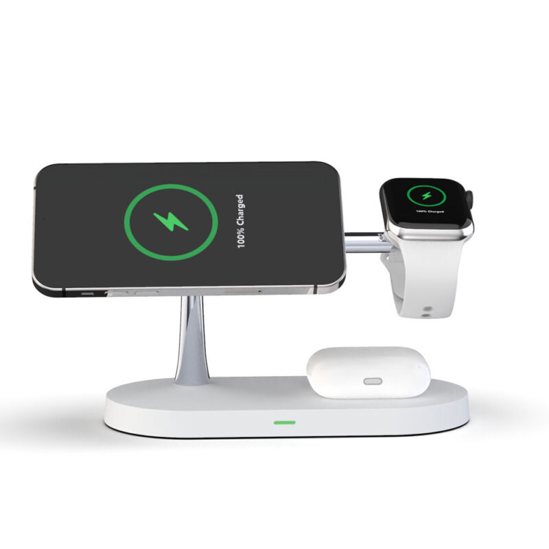 Three-in-one Smart Fast Charging 15W Fast Magnetic Wireless Charger - Image 6