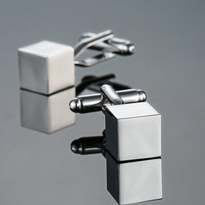 Men's Enamel Cube Cufflinks